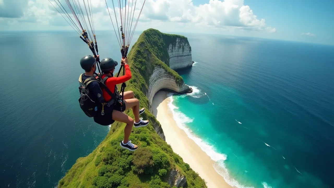 Tandem Paragliding Bali