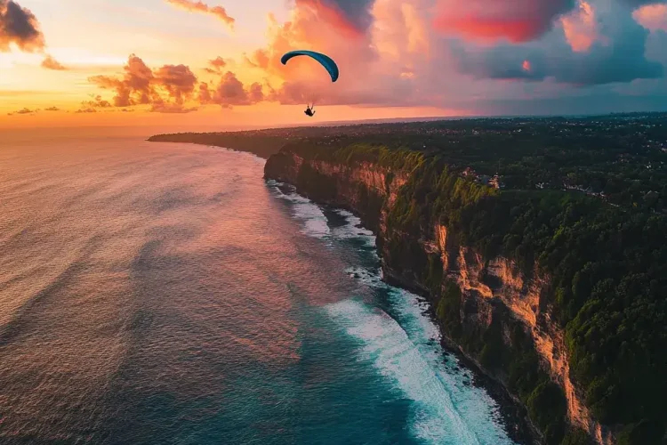 Bali Paragldiing Uluwatu Sunset